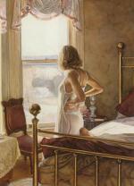 水粉大师Steve Hanks 134-AViewFromHerRoom